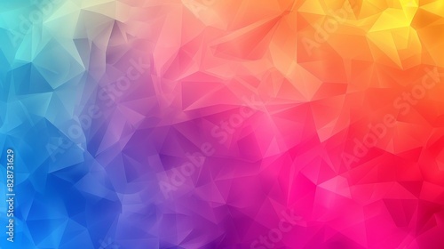Angular gradient mesh background with sharp transitions and vibrant hues contemporary designs photo