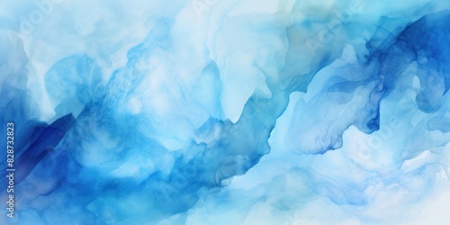 Abstract watercolor background in one color texture pattern