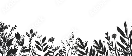 Wallpaper Mural Minimalist Juneteenth Doodle Border Design with Typographic Elements and Symbolic Nature Motifs Torontodigital.ca