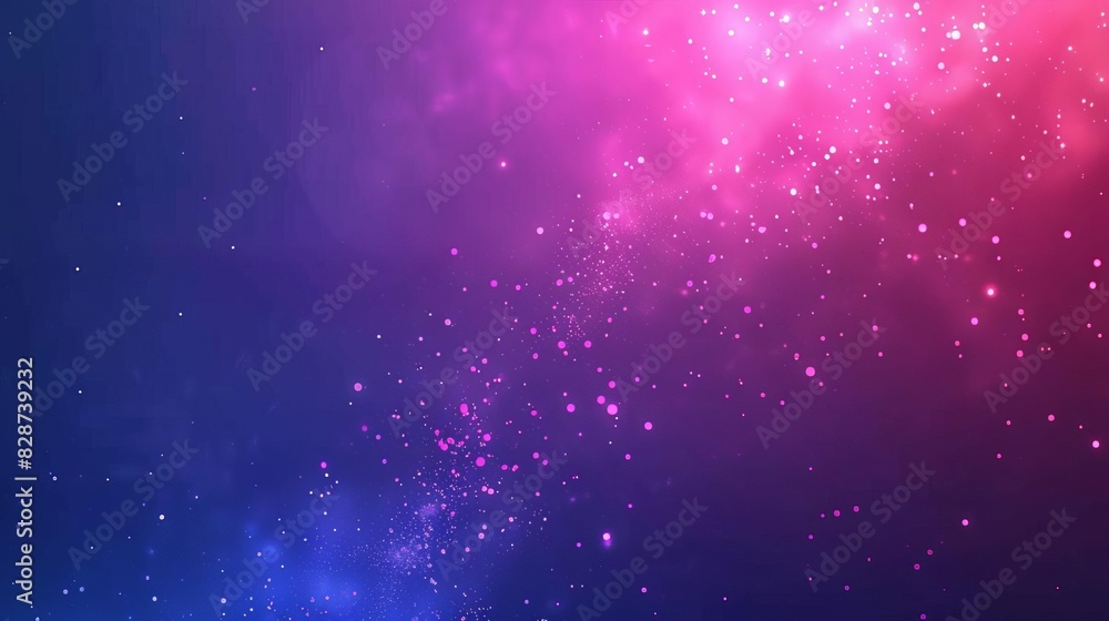 Obraz premium dark blue and purple gradient background with magenta pink glowing grains abstract design