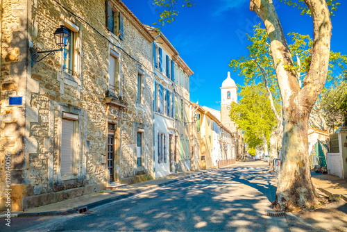 Fototapeta Naklejka Na Ścianę i Meble -  Town of Mouries street view