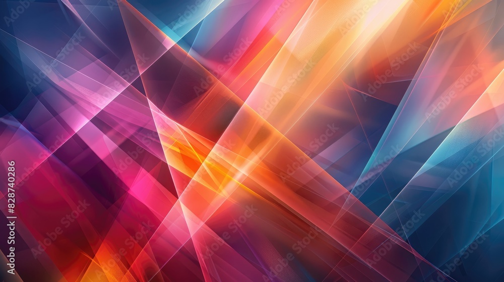 Vivid abstract painting with bright neon colors Vivid abstract painting with bright neon colors