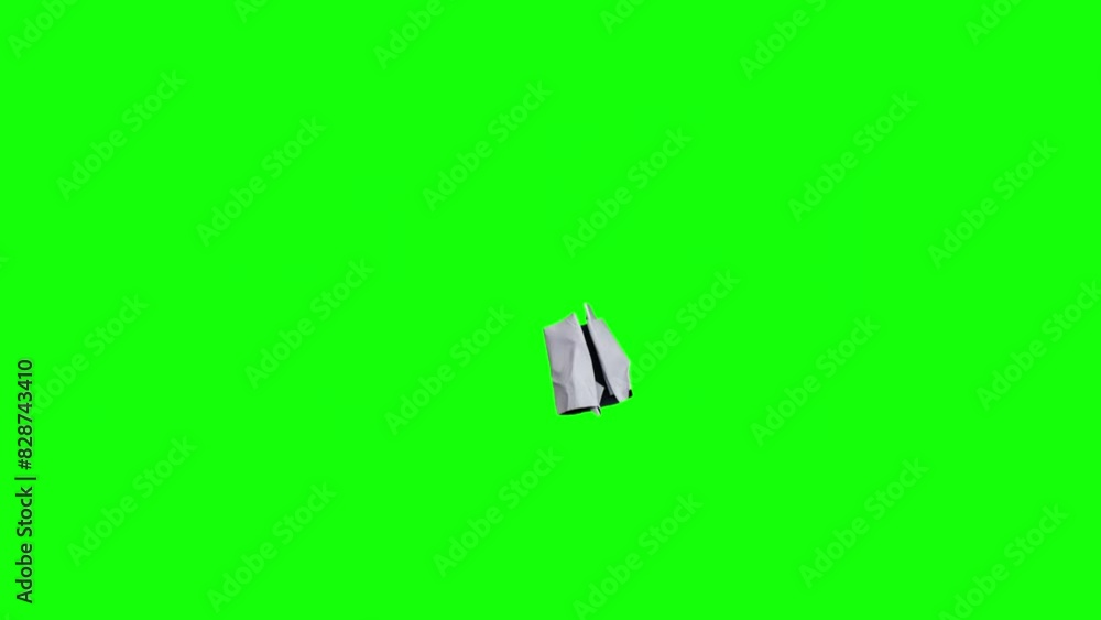 Arrow Paper Fold Animation Green Screen Arrow Paper Fold Animation Green Screen