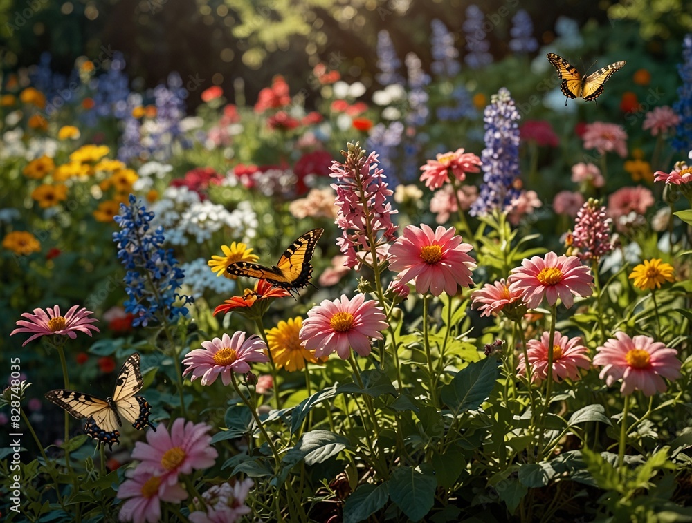 Obraz premium flowers in the garden