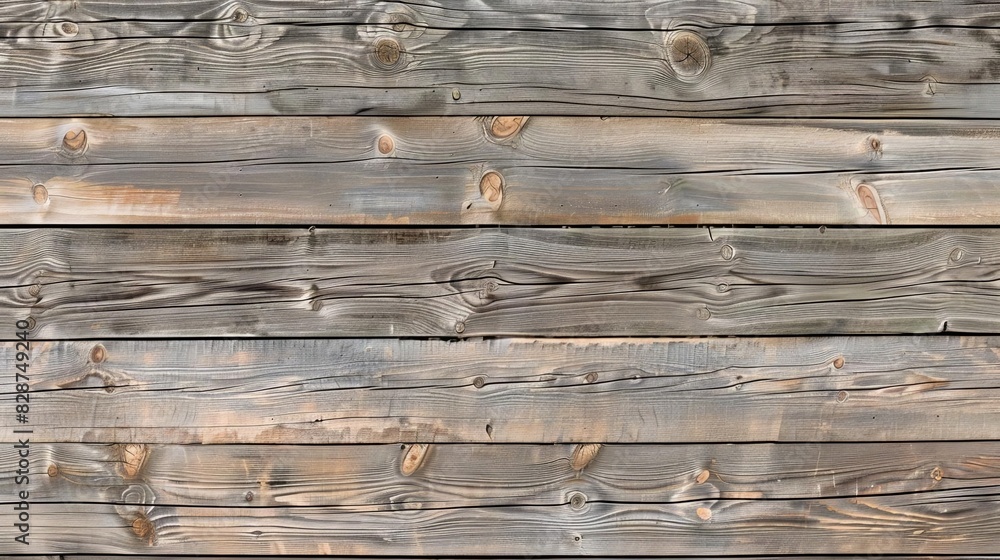 Naklejka premium horizontal wood plank texture with natural variations and knots seamless pattern highresolution photo