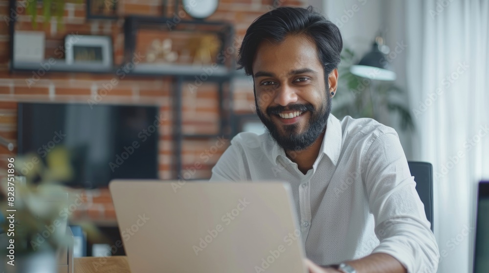 Indian professionals working and studying remotely from home. Indian professionals working and studying remotely from home.