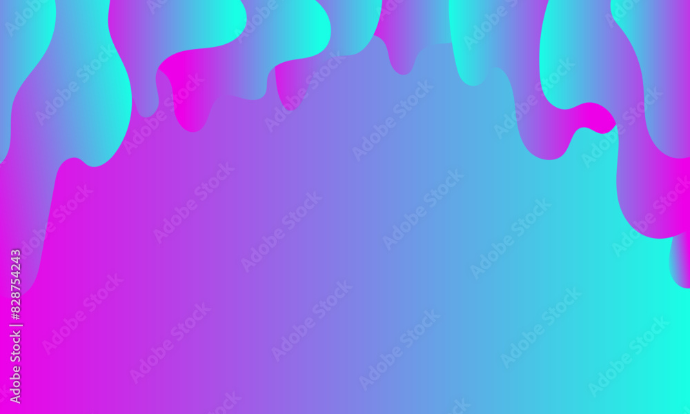 abstract holographic background with flowing drops in pink and blue colors Vector abstract holographic background with flowing drops in pink and blue colors Vector
