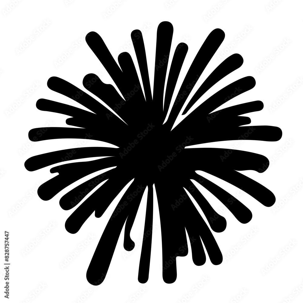 Fireworks vector Silhoutte Fireworks vector Silhoutte