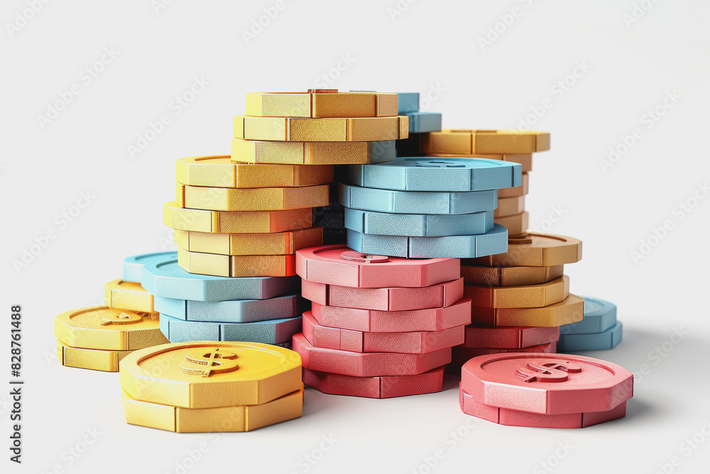ing of icon money, clipart, minimal color, clay style, copy space, white background ing of icon money, clipart, minimal color, clay style, copy space, white background