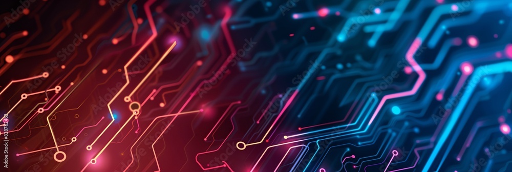 a computer circuit board with a lot of lines and dots on it's surface a computer circuit board with a lot of lines and dots on it's surface