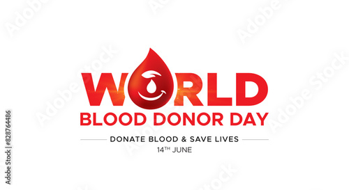 World blood donor day awareness.