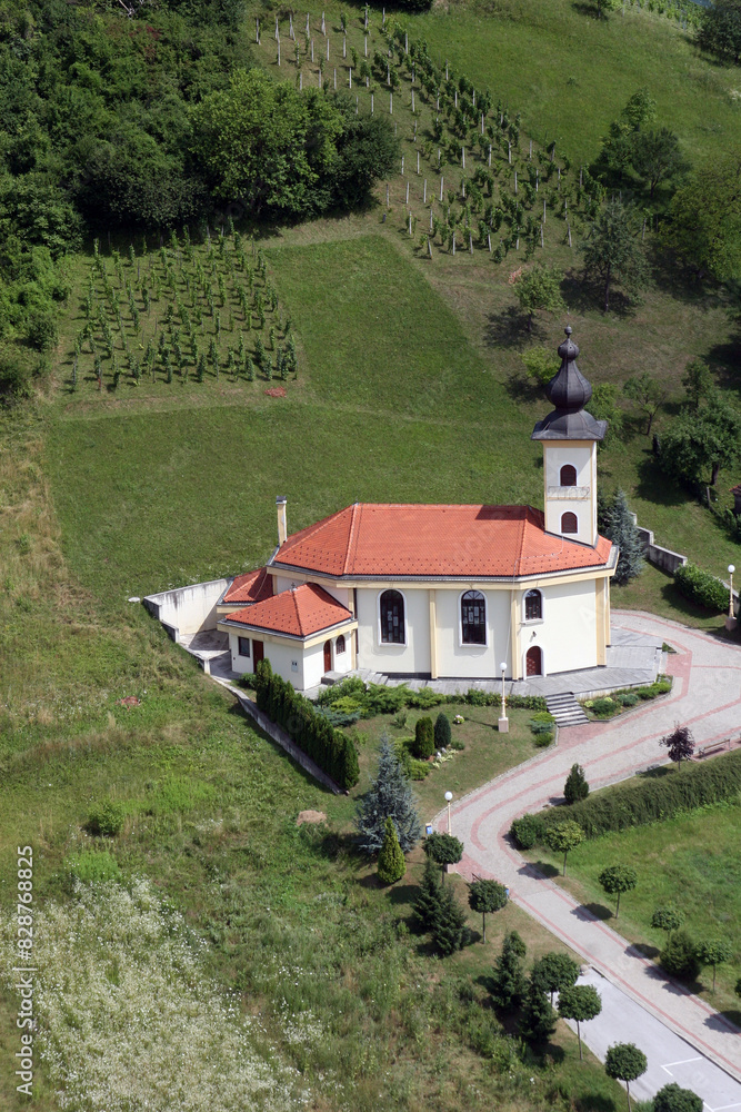 Parish Church of the Blessed Virgin Mary Help of Christians in Ivanec Bistranski, Croatia Parish Church of the Blessed Virgin Mary Help of Christians in Ivanec Bistranski, Croatia