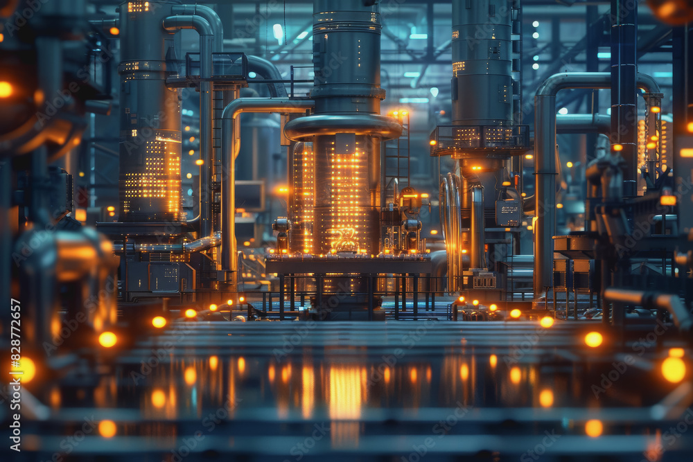 Industrial Revolution 4.0 through automatic information exchange in production technology. Industrial Revolution 4.0 through automatic information exchange in production technology.