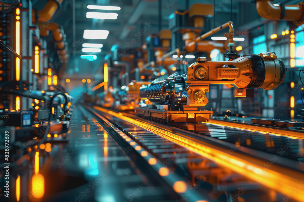 Industrial Revolution 4.0 through automatic information exchange in production technology. Industrial Revolution 4.0 through automatic information exchange in production technology.