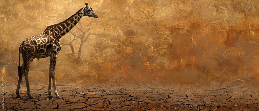 Fototapeta premium Animals in various locations around the world, showcasing diverse habitats and environments. Perfect for wildlife and nature-themed designs.