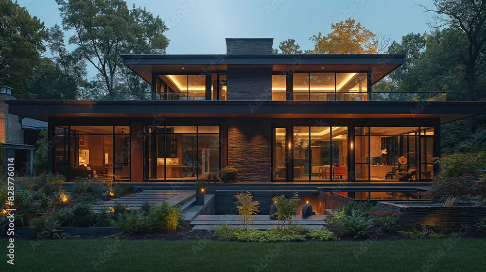 exterior front view of a modern-loft house, film shot in the style of a 2024s home renovations , clear detail, natural light, exterior front view of a modern-loft house, film shot in the style of a 2024s home renovations , clear detail, natural light,