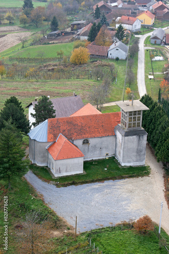 Parish church of the Saint Mary Magdalene in Kapela, Croatia