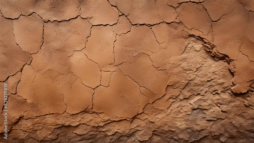 Close-Up of Parched Soil, Capturing the Essence of Drought and Time Close-Up of Parched Soil, Capturing the Essence of Drought and Time