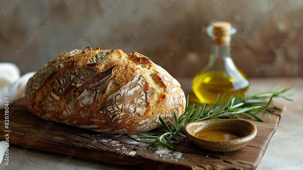 Rustic Bread with Olive Oil and Rosemary Rustic Bread with Olive Oil and Rosemary