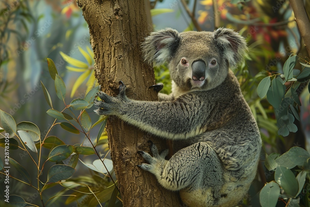 Fototapeta premium Animals in various locations around the world, showcasing diverse habitats and environments. Perfect for wildlife and nature-themed designs.