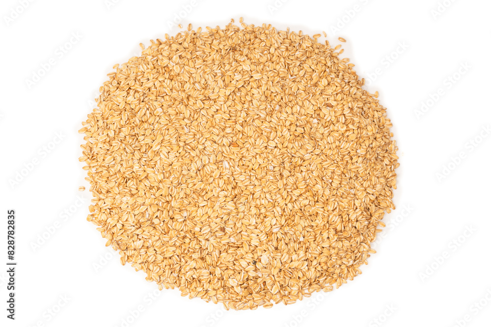 Oat-flakes isolated on a white background. Oat-flakes isolated on a white background.