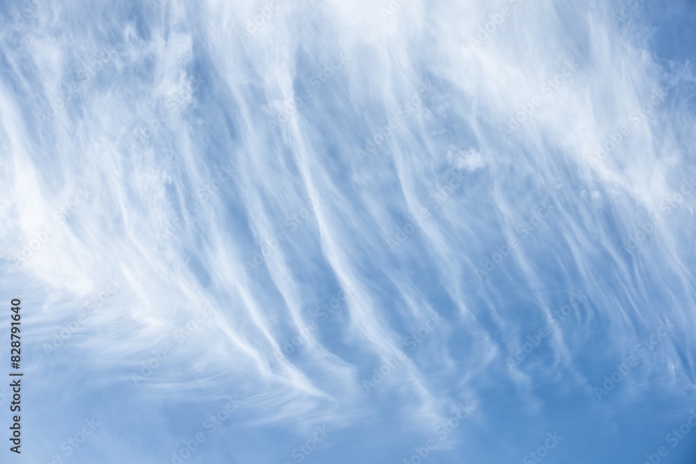 The sky is blue and has a few clouds The sky is blue and has a few clouds