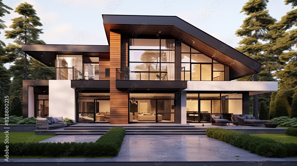 Fototapeta premium new family house