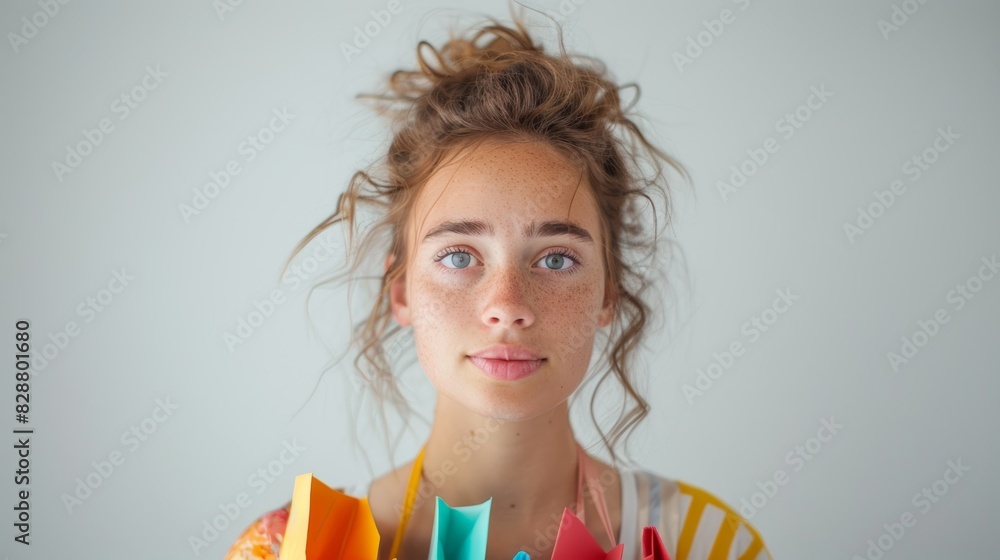 Shopper, hands, or girl with shopping bag for retail sale, store offer, or discount. Choice, lady or female shopper holding gift or merchandise on white background in studio. Shopper, hands, or girl with shopping bag for retail sale, store offer, or discount. Choice, lady or female shopper holding gift or merchandise on white background in studio.