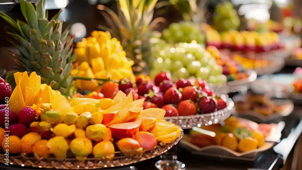 Sample new and exciting flavors and rediscover old favorites at this exotic fruit buffet. Sample new and exciting flavors and rediscover old favorites at this exotic fruit buffet.