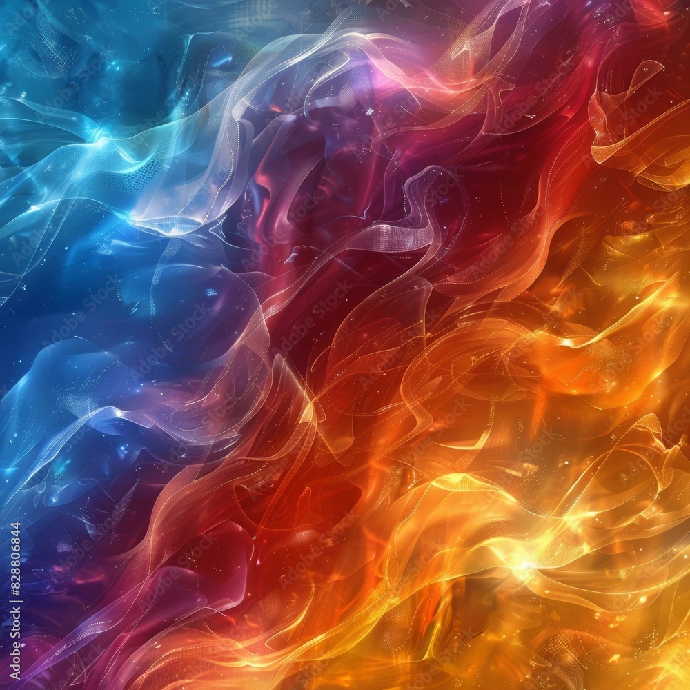 Fototapeta premium Fire and Ice