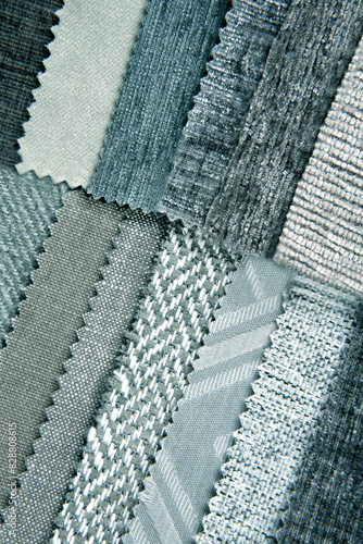close up of the upholstery palette color and texture choice