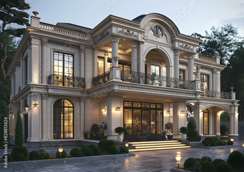 European style villa