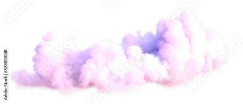Wallpaper Mural Realistic pink cloud clipart, transparent background Torontodigital.ca
