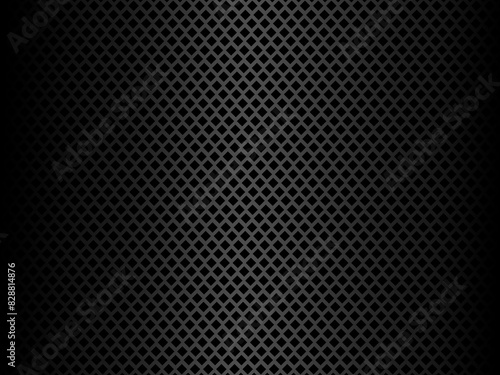 Black metal texture steel background. Perforated metal sheet.
