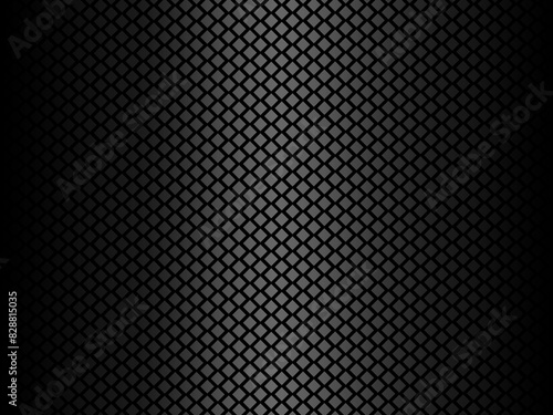 Black metal texture steel background. Perforated metal sheet.