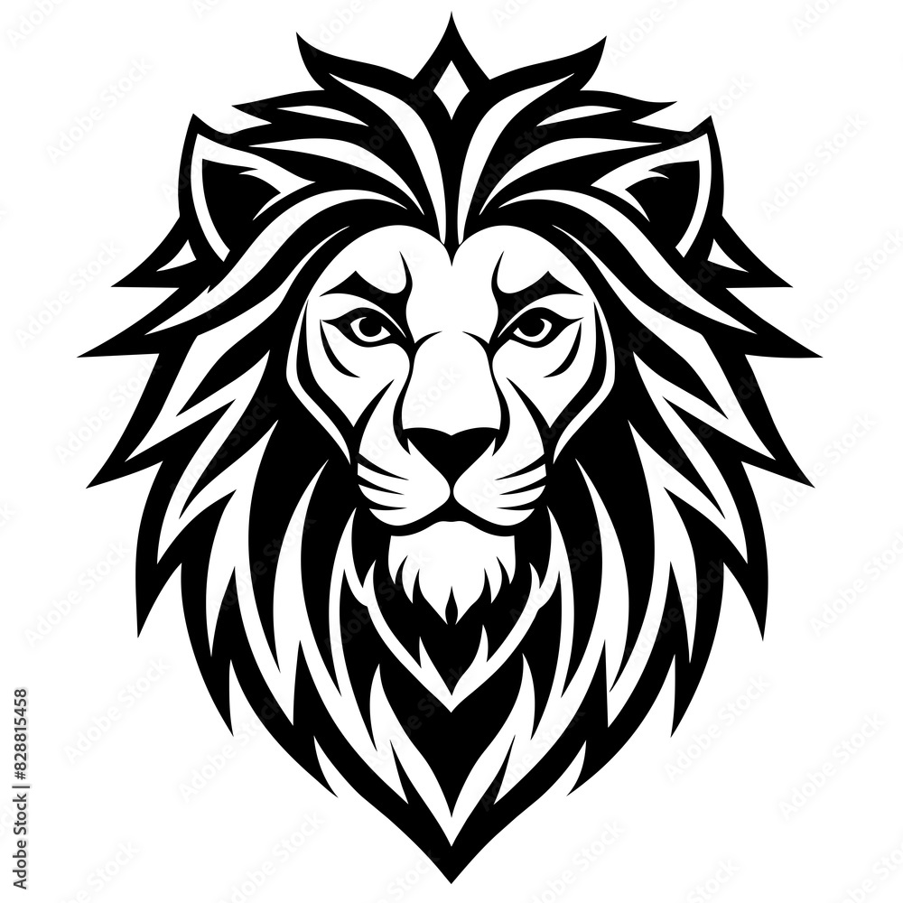 lion head illustration lion head illustration