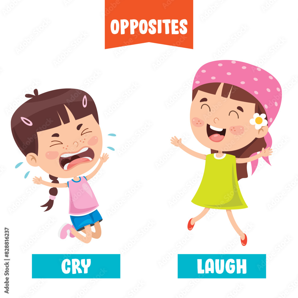 Cartoon children kids vector illustration