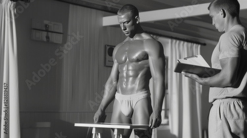 Bodybuilder Weigh-In