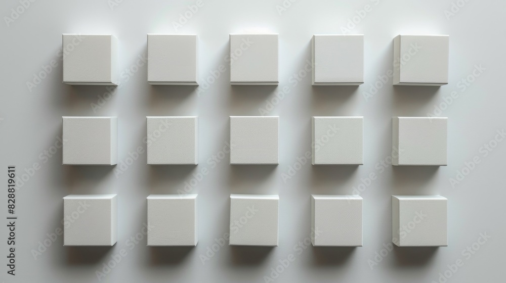 Set of speed squares, isolated on a white studio background Set of speed squares, isolated on a white studio background