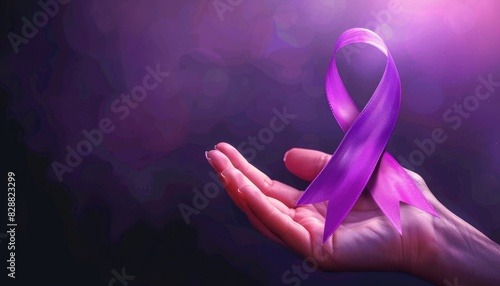 World Cancer Day and National Cancer Survivors Month, Copy space image Place for adding text or design 