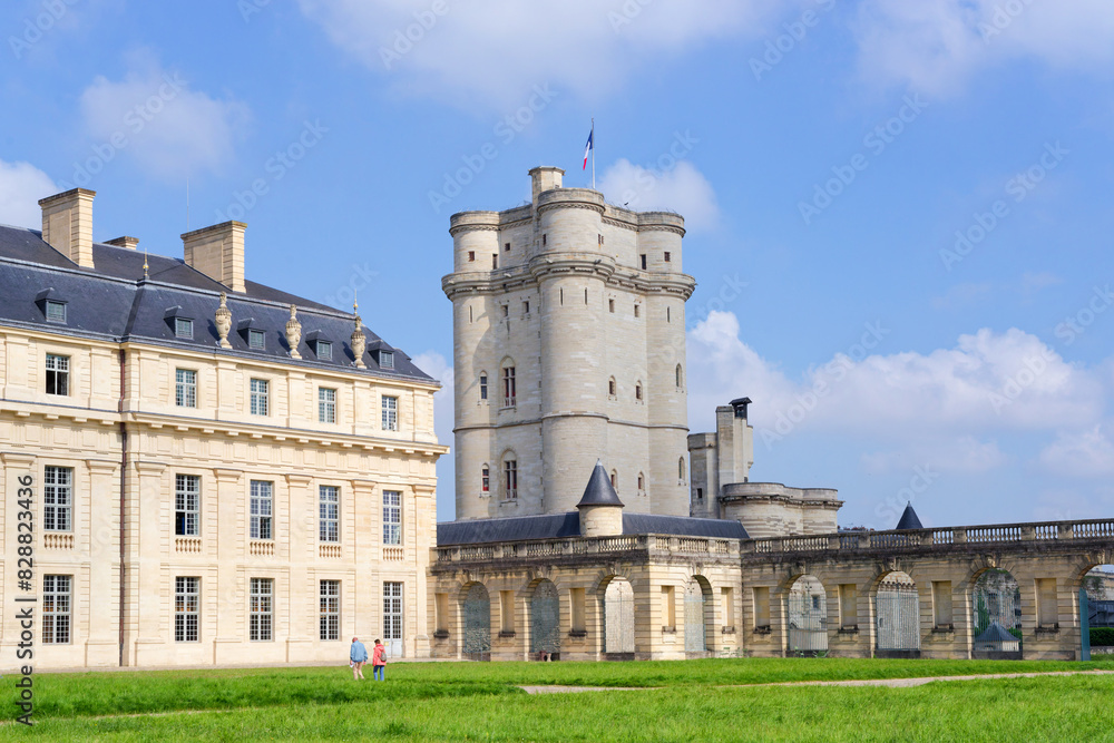The Vincennes dungeon in Île de France region The Vincennes dungeon in Île de France region