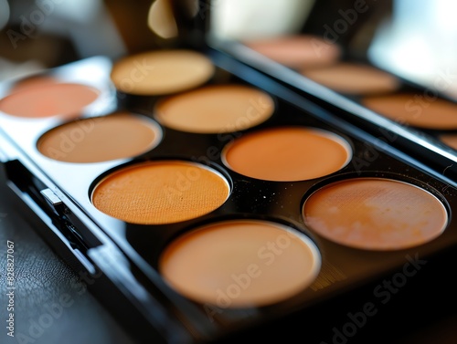 A set of colorcorrecting concealers in a palette photo