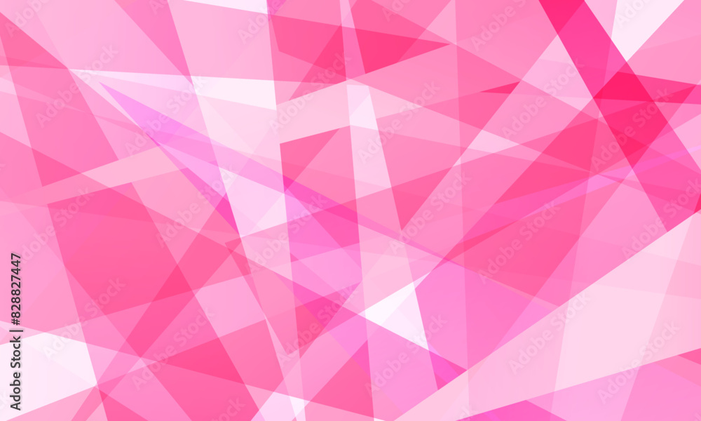 abstract pink fractal geometric triangle polygon shape background