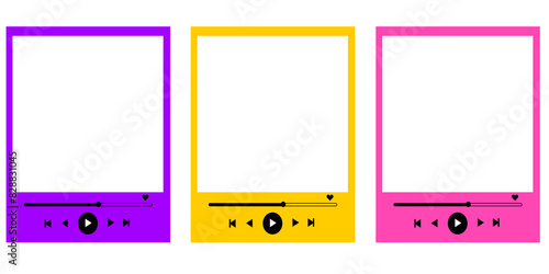 Music Player Frame Label 