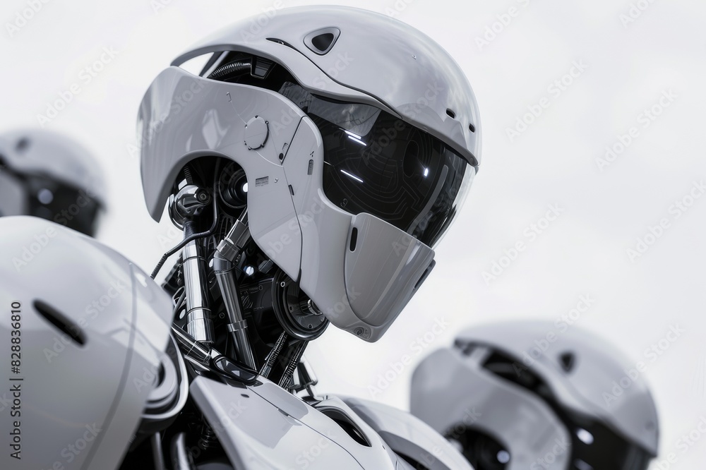 Futuristic Humanoid Robots with Advanced AI Futuristic Humanoid Robots with Advanced AI