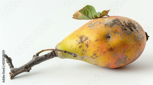 pawpaw on isotate white back background photo