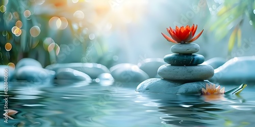 Experience serene harmony through the art of yoga and meditation. Concept Yoga  Meditation  Serenity  Harmony  Mindfulness