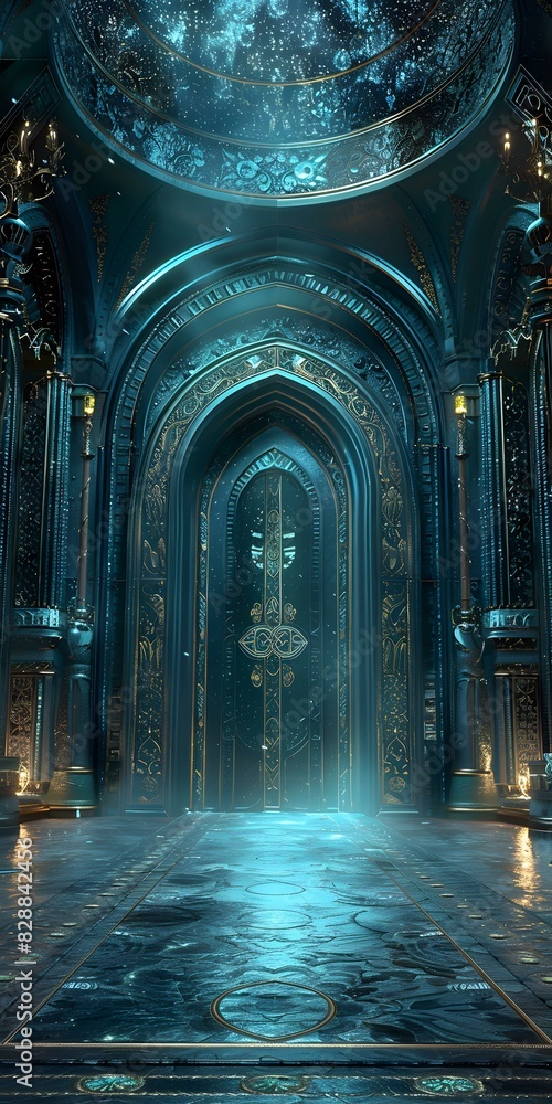 The door to the fantasy palace