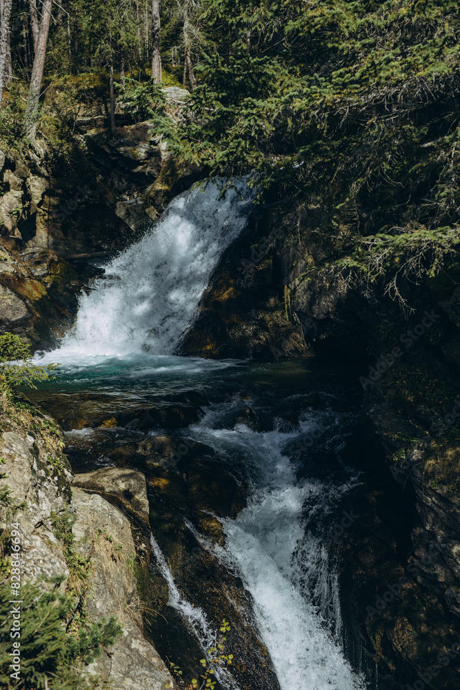 Fototapeta premium Waterfall in the Austrian Alps