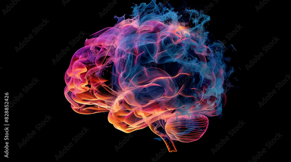 Illustration of an abstract brain Illustration of an abstract brain
